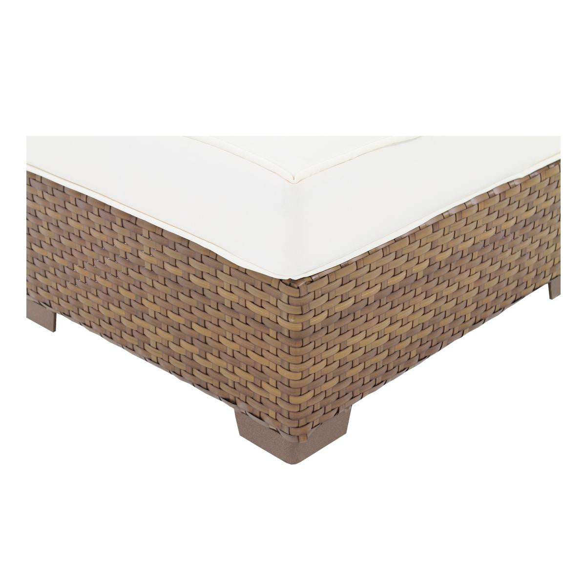 Panama Jack St Barths Wicker Armless Chair PJO-3001-BRN-A - BetterPatio.com