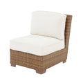 Panama Jack St Barths Wicker Armless Chair PJO-3001-BRN-A