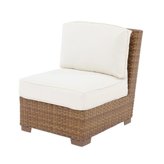 Panama Jack St Barths Wicker Armless Chair PJO-3001-BRN-A - BetterPatio.com