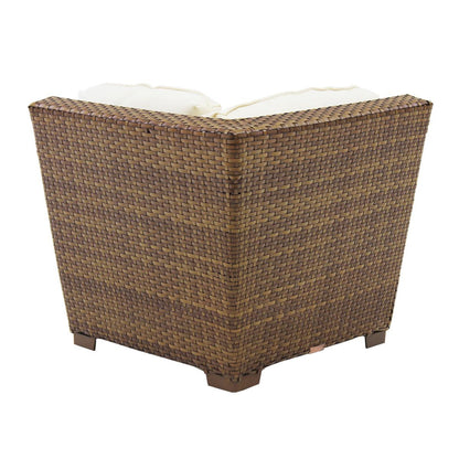 Panama Jack St. Barth's Wicker Modular Armless Chair PJO-3001-BRN-C - BetterPatio.com