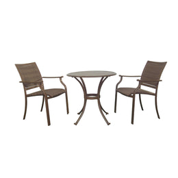 Panama Jack Island Cove Woven Bistro Arm Chair Set PJO-8001-ESP-3PC