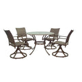 Panama Jack Island Cove Swivel Dining Set 5 piece PJO-8001-ESP-5PCSW