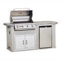 Bull Outdoor 6 Foot Power Q BBQ Island