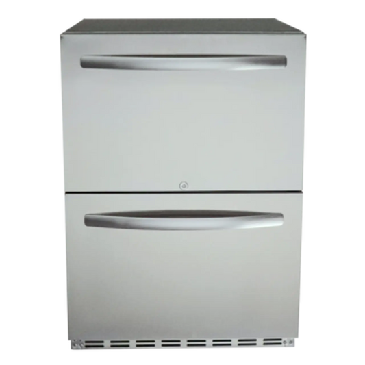 RCS Stainless Steel UL Rated Two Drawer Refrigerator - BetterPatio.com