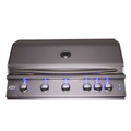 RCS 40 Inch Premier Grill with Blue LED Lights, Rear Burner, Propane