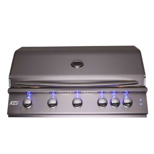 RCS 40 Inch Premier Grill with Blue LED, Rear Burner, Propane - BetterPatio.com