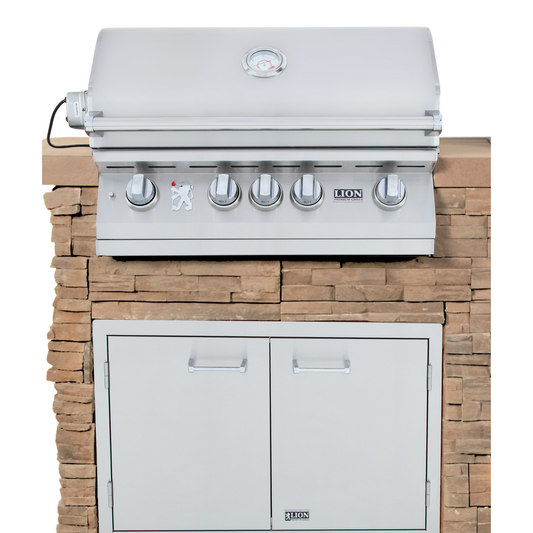 Lion Premium Grills Sensational Q 83 Inch BBQ Island - front view sensationalq2