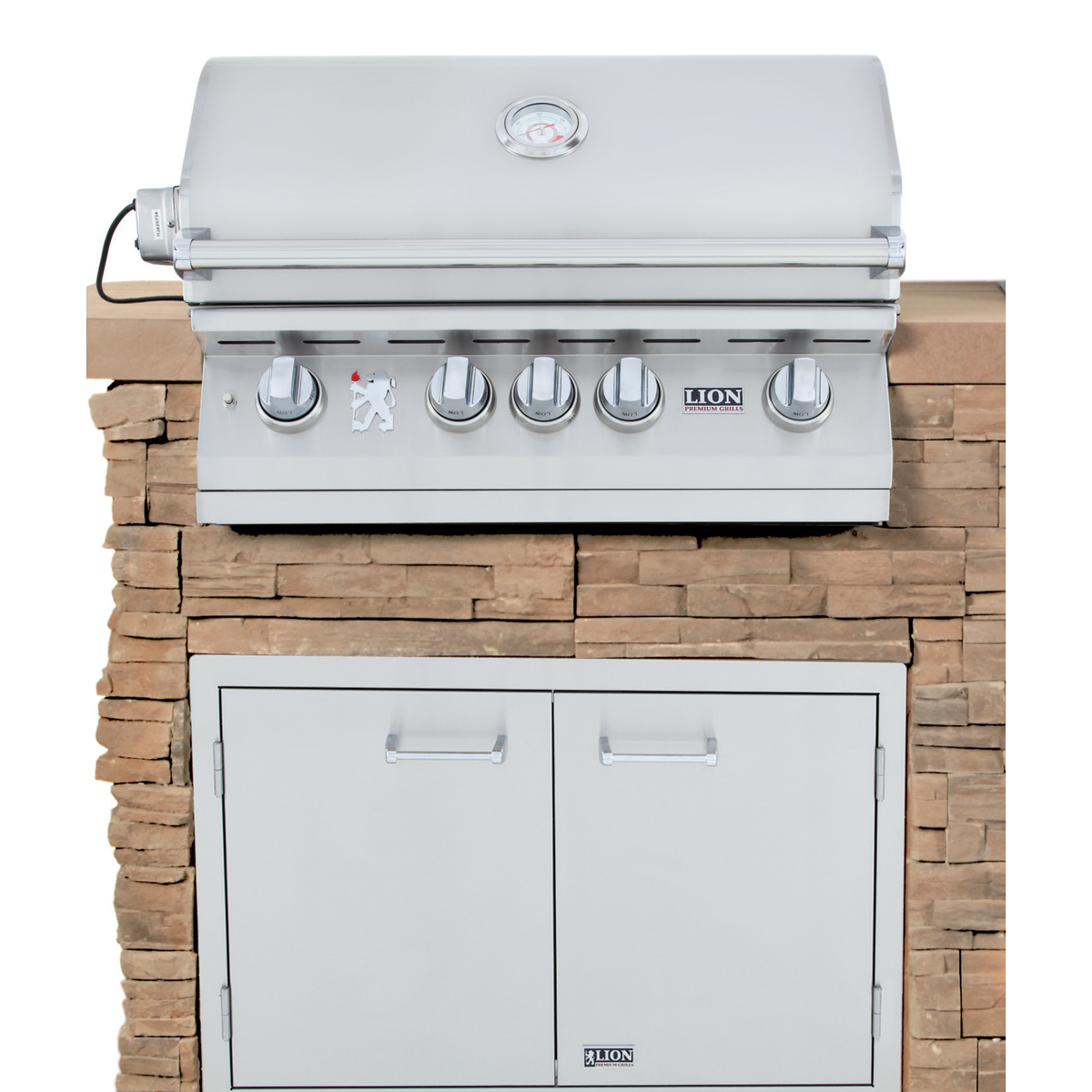 Lion Premium Grills Sensational Q 83 Inch BBQ Island - front view sensationalq2