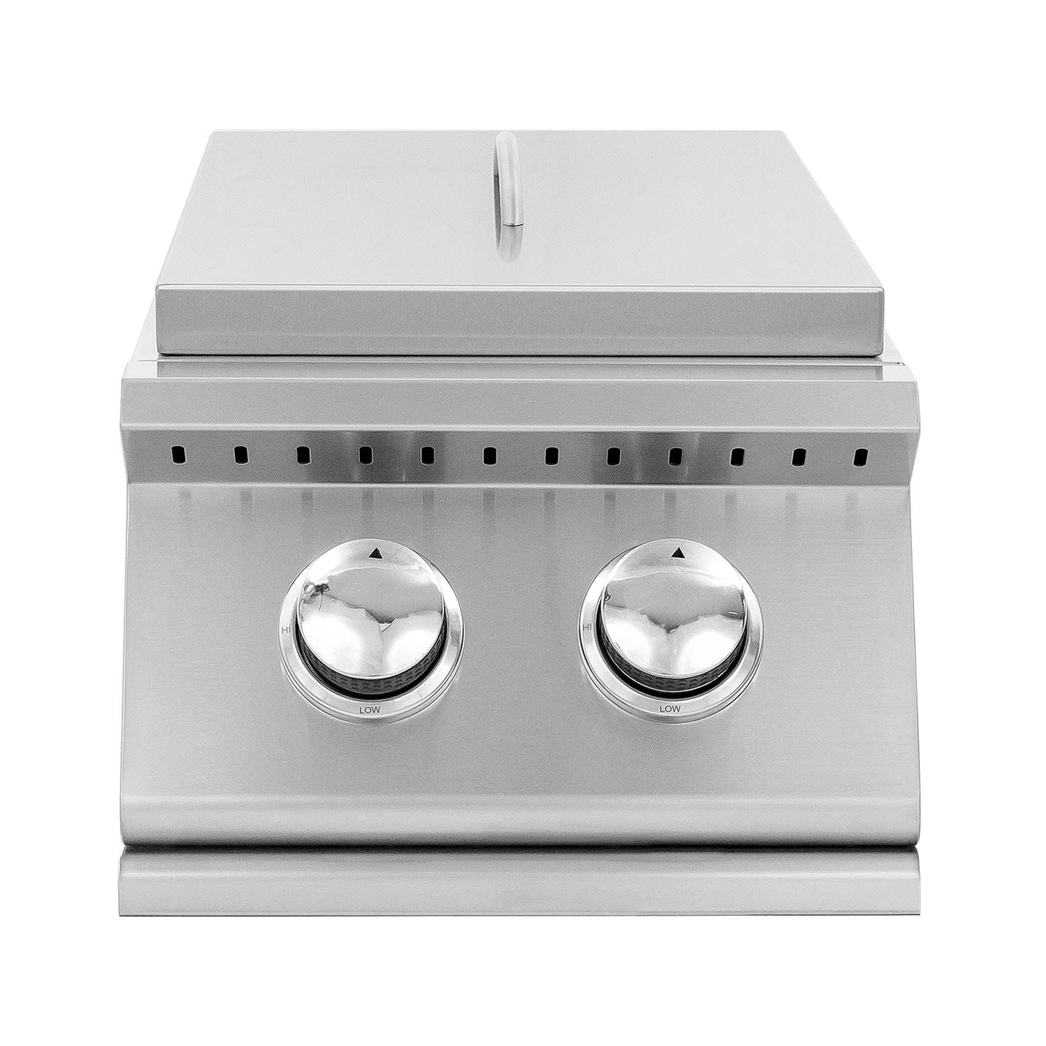Summerset 15x15 inch Stainless Steel Drop In Sink and Hot and Cold Faucet SSNK-15D - BetterPatio.com