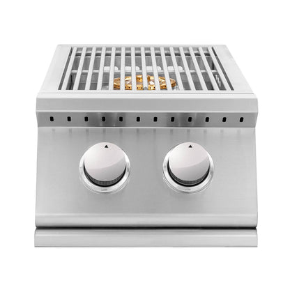 Summerset 15x15 inch Stainless Steel Drop In Sink and Hot and Cold Faucet SSNK-15D - BetterPatio.com