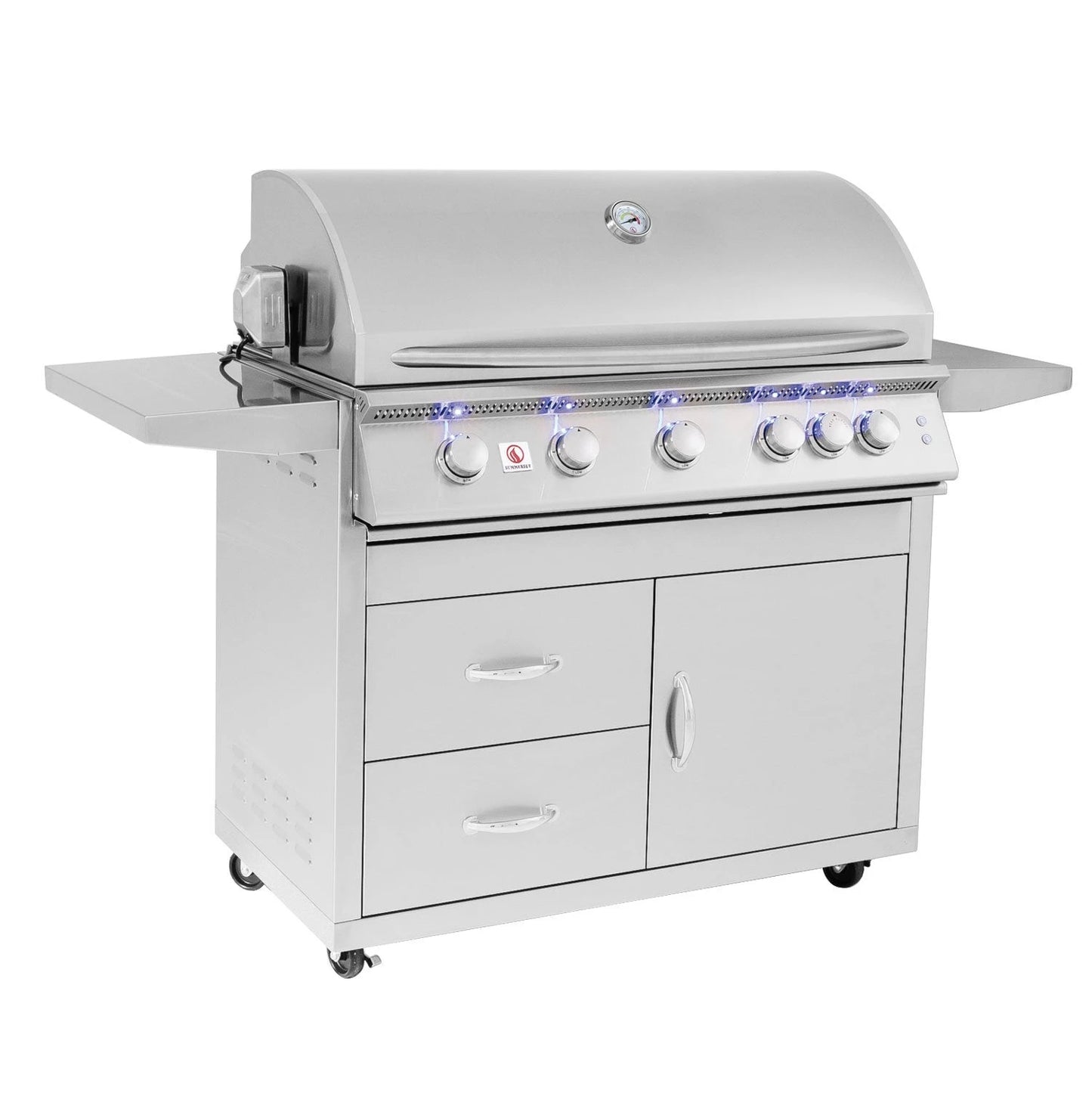 Summerset 15x15 inch Stainless Steel Drop In Sink and Hot and Cold Faucet SSNK-15D - BetterPatio.com
