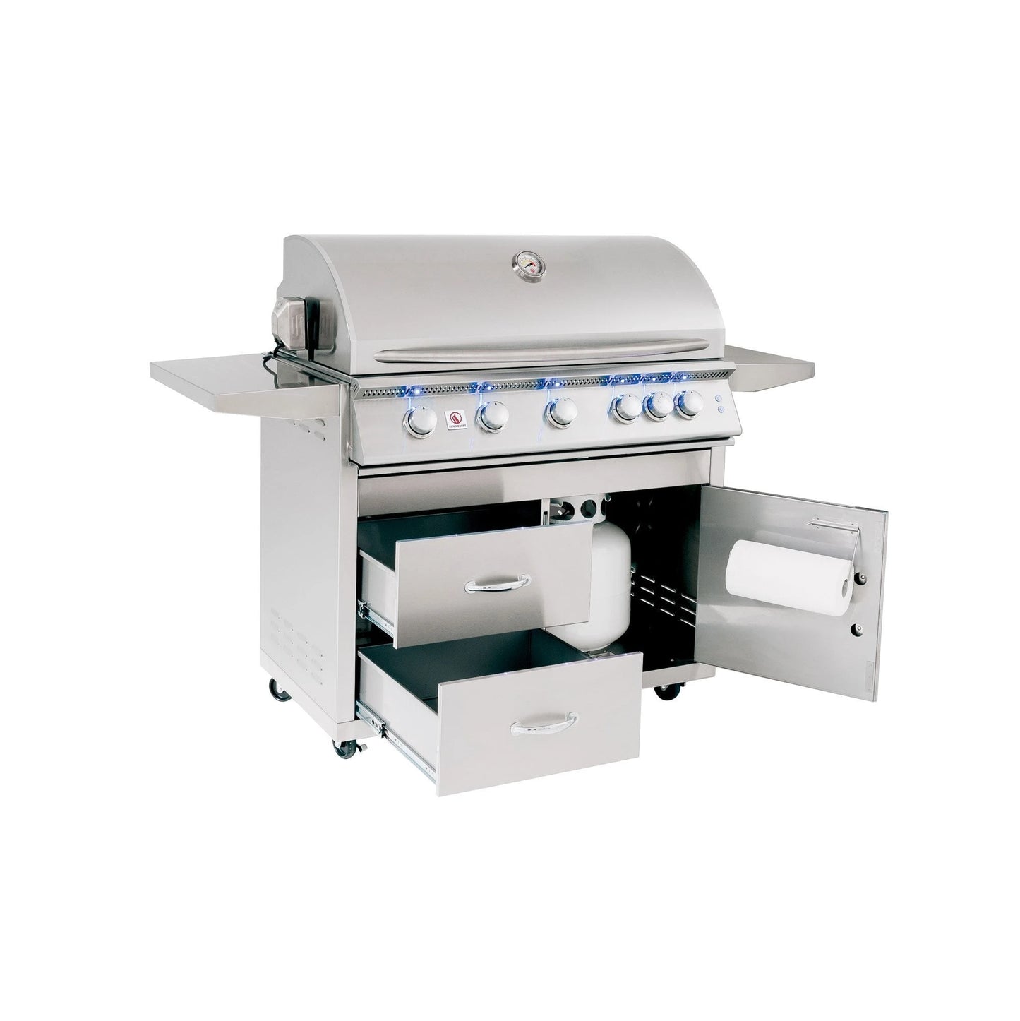 Summerset 15x15 inch Stainless Steel Drop In Sink and Hot and Cold Faucet SSNK-15D - BetterPatio.com