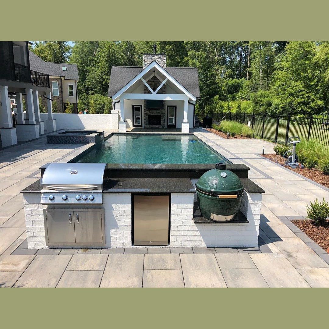 Summerset Sizzler 26 SIZ26 - Modern custom pool outdoor entertainment North Carolina hideaway