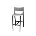 Source Chloe Bar Side Chair Black and White SC-2207-172-B&W-BLK