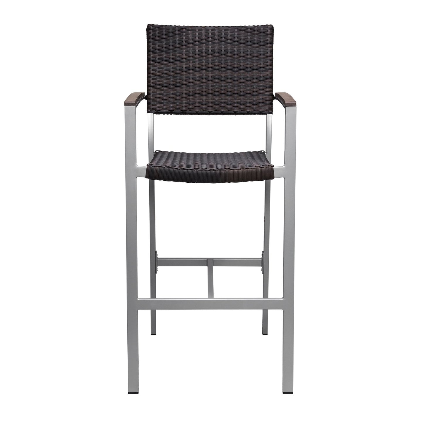 Source Furniture Fiji Wicker Bar Arm Chair - BetterPatio.com
