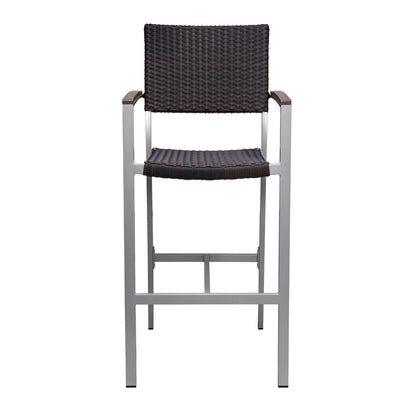 Source Furniture Fiji Wicker Bar Arm Chair - BetterPatio.com
