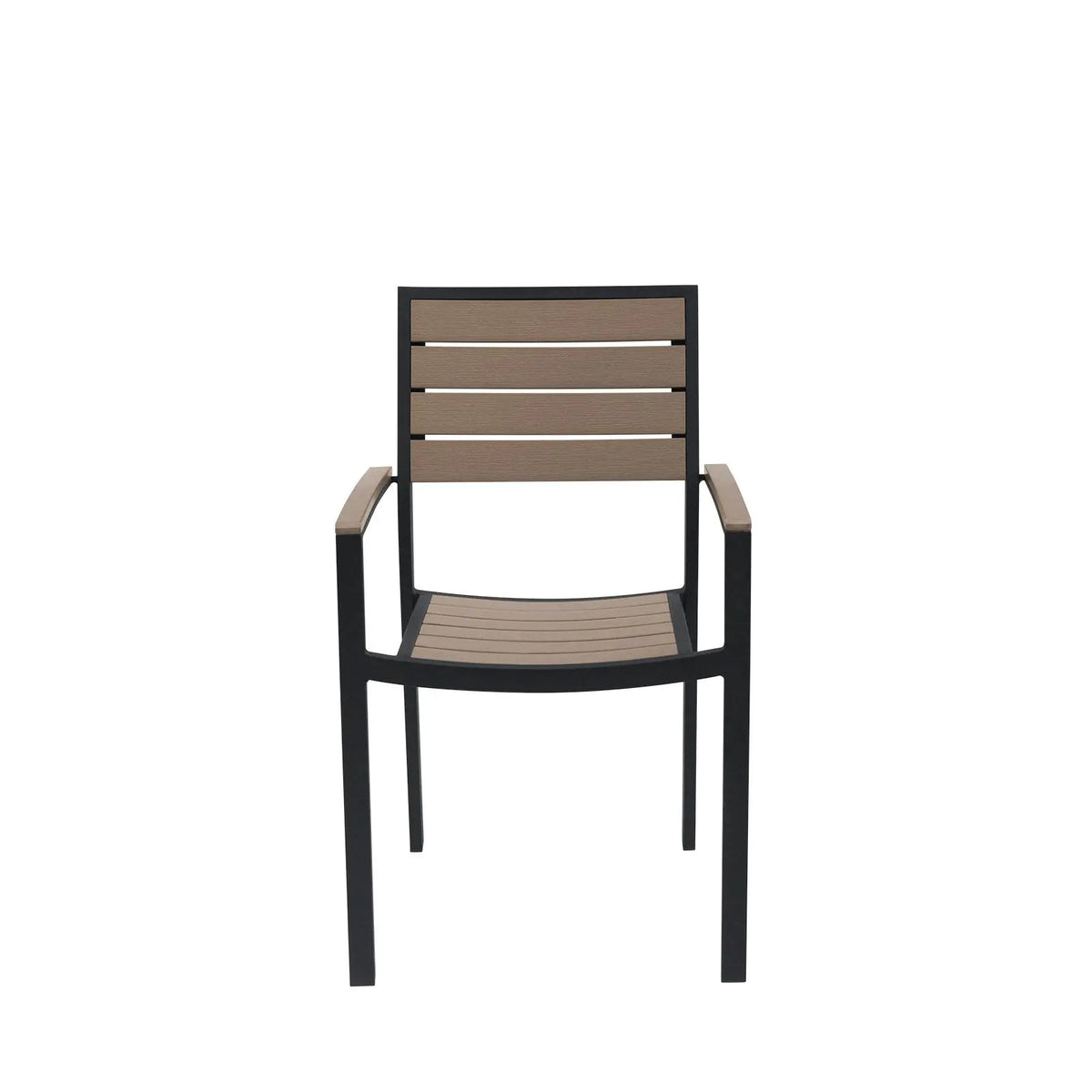Source Napa Dining Arm Chair Black Frame SC-2405-163-BLK - BetterPatio.com