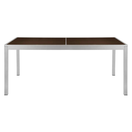 Source Sedona 32'' X 64'' Rectangular Table with Corsa Table Top SC-1014-405_SC-1009-521 - BetterPatio.com