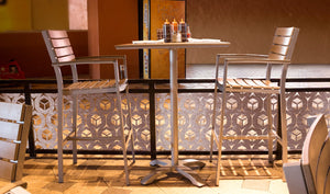 Source Furniture Vienna Bar Arm Chair - BetterPatio.com