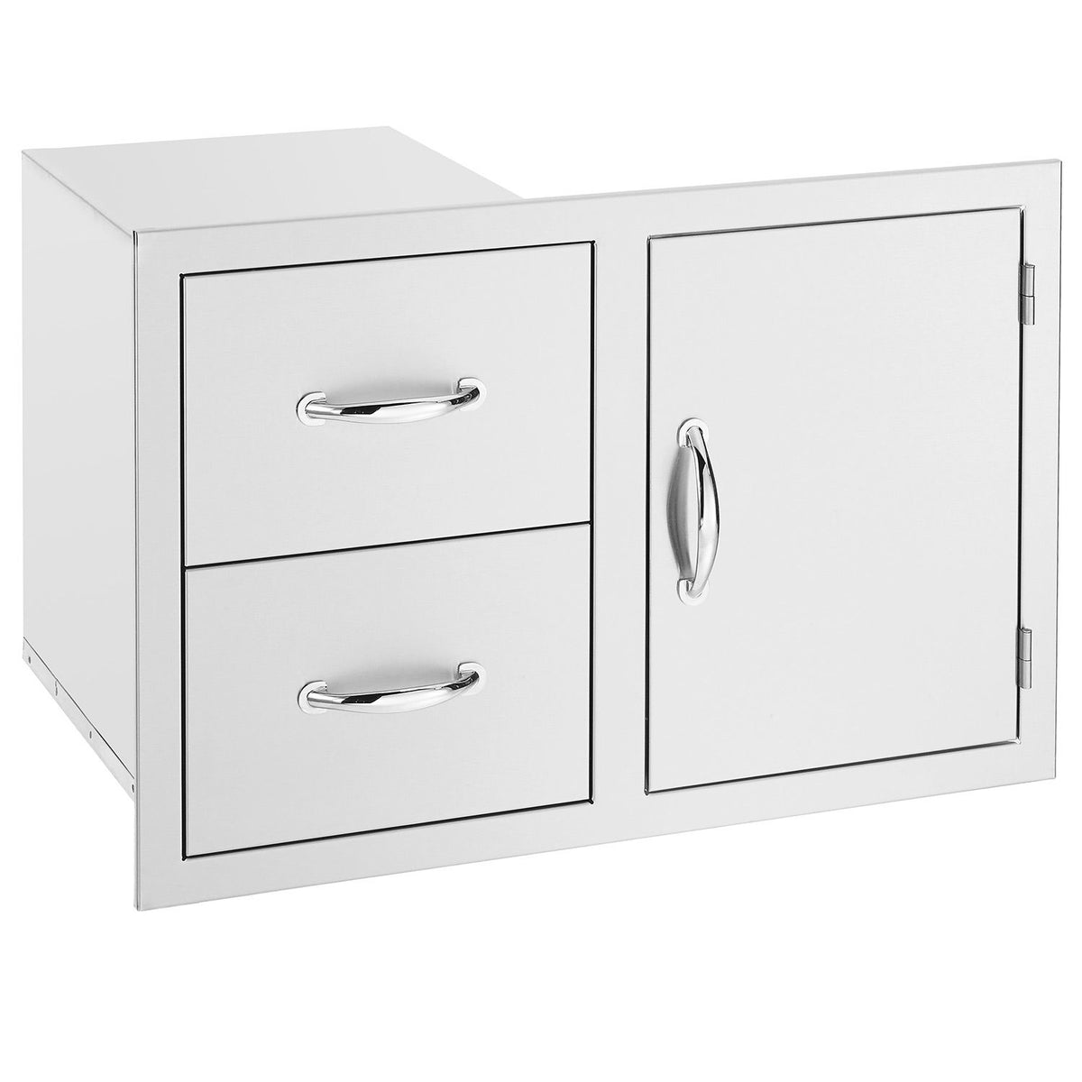 Summerset 15x15 inch Stainless Steel Drop In Sink and Hot and Cold Faucet SSNK-15D - BetterPatio.com