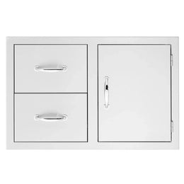 Summerset Professional Grills 30 inch 2 Drawer and Access Door Combo SSDC2-30