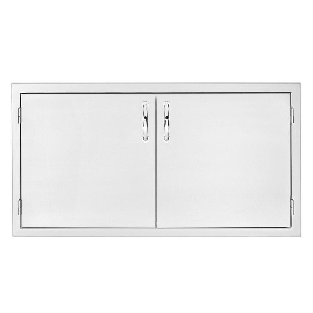 Summerset 36 Inch 2-Drawer Dry Storage Pantry & Access Door Combo SSDP-36AC - BetterPatio.com