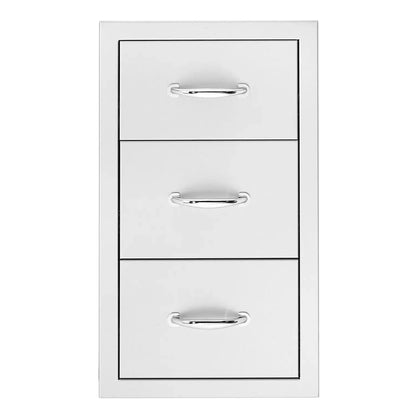 Summerset Professional Grills 17 inch Triple Drawer SSDR3-17 - BetterPatio.com