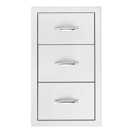 Summerset Professional Grills 17 inch Triple Drawer SSDR3-17 - BetterPatio.com