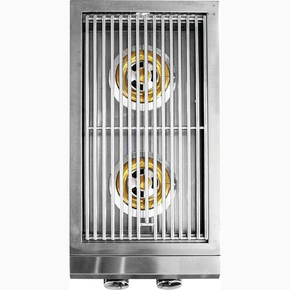 Summerset Sizzler Pro Double Side Burner SIZPROSB2 - Built-in natural gas double side burner