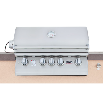 Lion Premium Grills Superior Q 72 Inch BBQ Island - front view superiorq21