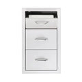 Summerset Professional Grills 17 inch Vertical 2 Drawer and Paper Towel Holder Combo SSTDC-17