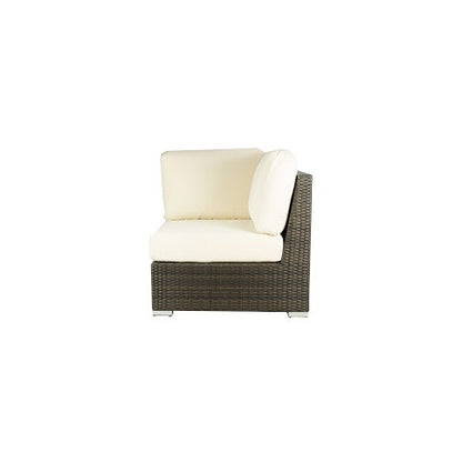 Source Furniture Lucaya Corner Sectional Square, Espresso - BetterPatio.com