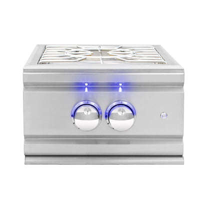 Summerset 15x15 inch Stainless Steel Drop In Sink and Hot and Cold Faucet SSNK-15D - BetterPatio.com