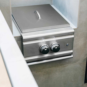 Summerset 15x15 inch Stainless Steel Drop In Sink and Hot and Cold Faucet SSNK-15D - BetterPatio.com