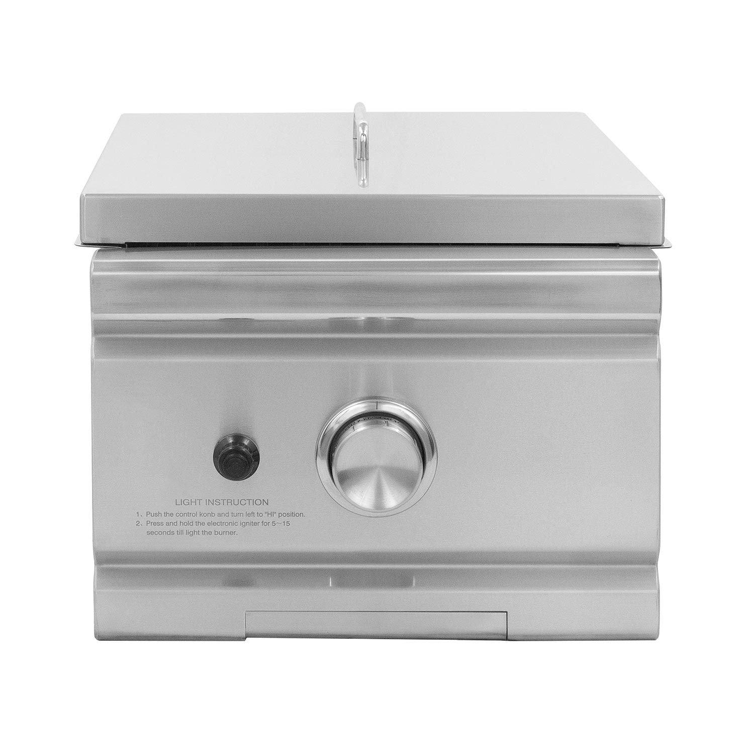 Summerset 15x15 inch Stainless Steel Drop In Sink and Hot and Cold Faucet SSNK-15D - BetterPatio.com