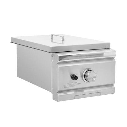 Summerset 15x15 inch Stainless Steel Drop In Sink and Hot and Cold Faucet SSNK-15D - BetterPatio.com