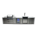 Mont Alpi 400 Deluxe Island with a Kegerator and a Beverage Center