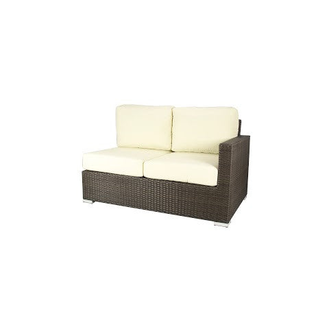 Source Furniture Lucaya Right Arm Loveseat, Espresso - BetterPatio.com