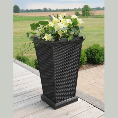 Mayne Wellington 28" Tall Planter 5863 - BetterPatio.com