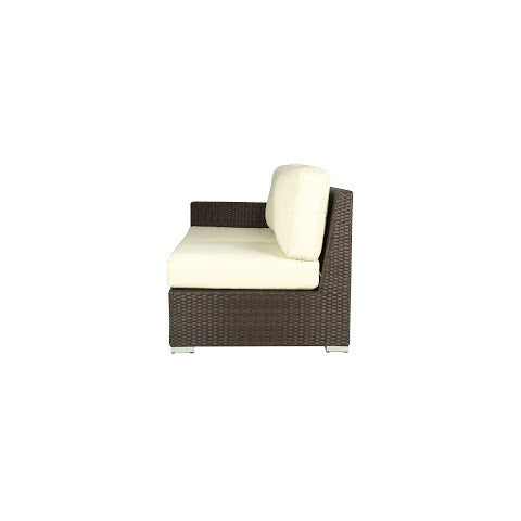 Source Furniture Lucaya Left Arm Loveseat, Espresso - BetterPatio.com