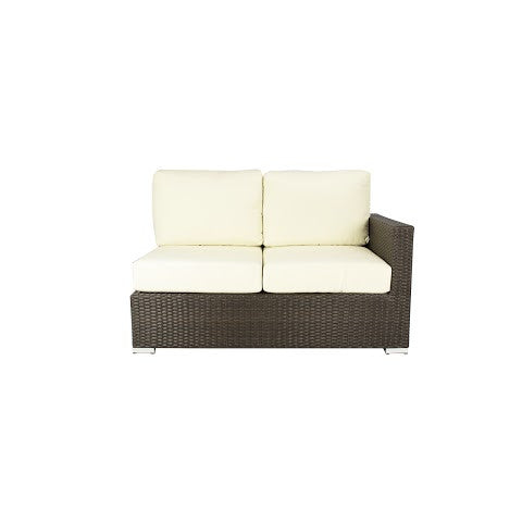 Source Furniture Lucaya Right Arm Loveseat, Espresso - BetterPatio.com