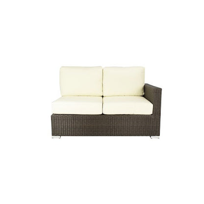 Source Furniture Lucaya Right Arm Loveseat, Espresso - BetterPatio.com